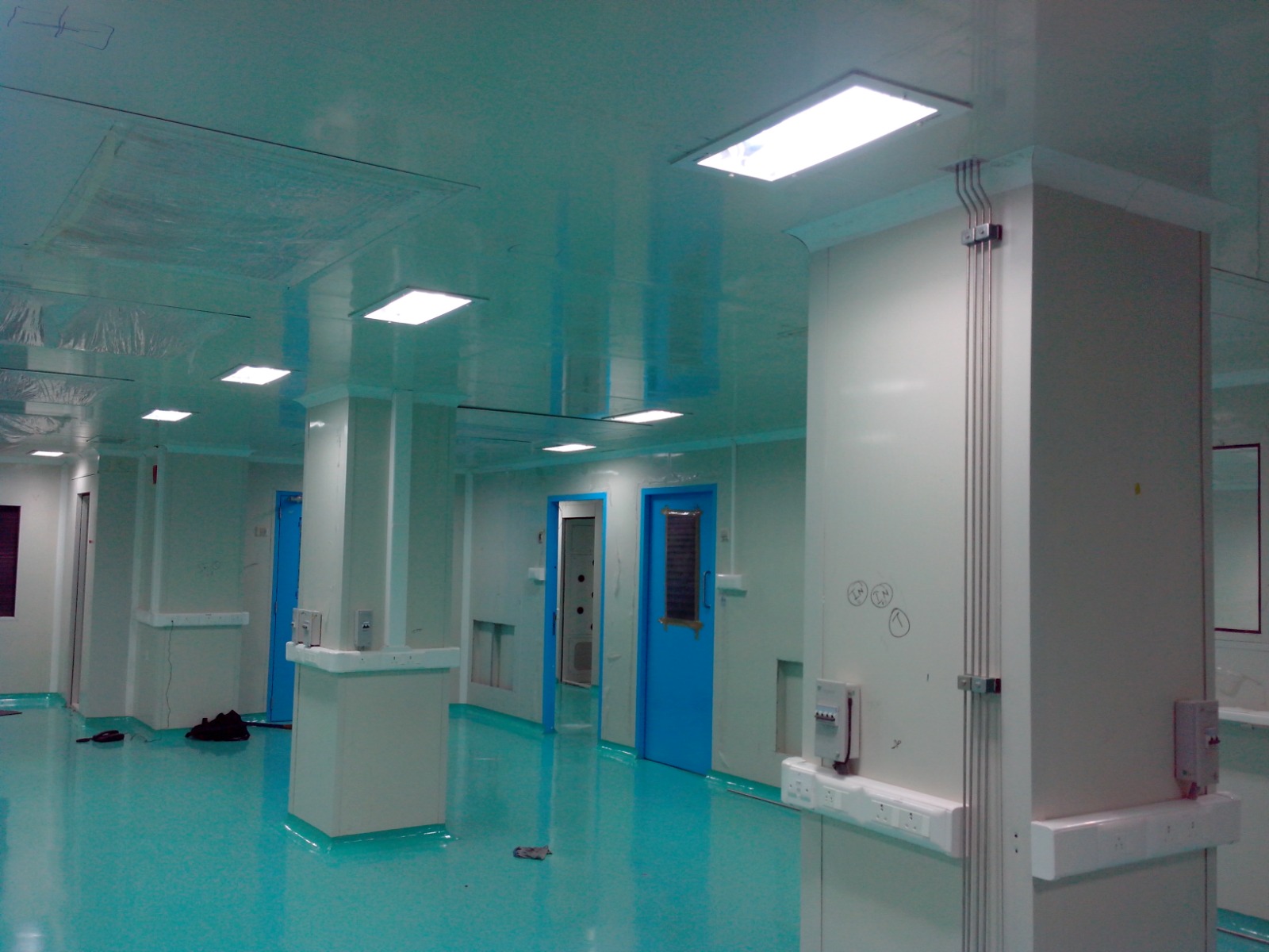 Clean Room with Technicians